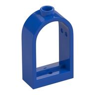 Window 1 x 2 x 2 2/3 with Rounded Top (Blue)