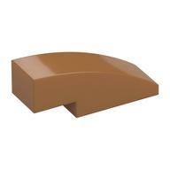 Brick Curved 3 x 1 No Studs (Medium Nougat)