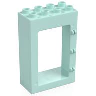 Duplo Door Frame 2 x 4 x 5 (Light Aqua)
