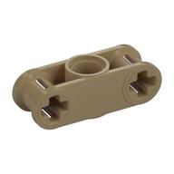 Technic Axle and Pin Connector Perpendicular 3L with Centre Pin Hole (Dark Tan)