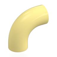 Brick Round 1 x 1 diameter Tube with 90 Degree Elbow (2 x 2 x 1) and Axle Holes (Crossholes) at each end (Bright Light Yellow)