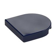 Tile Round 2 x 2 Half Circle (Dark Blue)