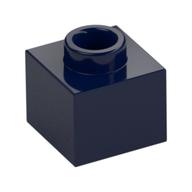 Plate 1 x 1 x 2/3 with Open Stud (Dark Blue)