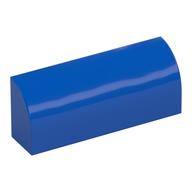Brick Curved 1 x 4 x 1 1/3 No Studs (Blue)