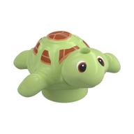 Animal, Turtle, Baby with Dark Orange Spots Print (Yellowish Green)