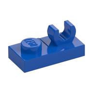 Plate Special 1 x 2, Top Clip [Open O] (Blue)