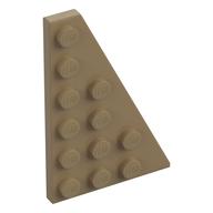 Wedge Plate 6 x 4 Right (Dark Tan)