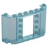 Panel 2 x 8 x 4 with Curved Sides (Opal Trans-Light Blue)