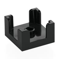 Panel 2 x 2 x 1 Corner Posts with Centre Stud (Black)
