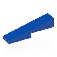 Brick Sloped 1 x 4 with 1 x 2 Cutout (Blue)