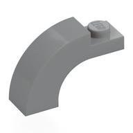 Brick Arch 1 x 3 x 1 2/3 Curved Top (Light Bluish Gray)