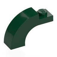 Brick Arch 1 x 3 x 1 2/3 Curved Top (Dark Green)