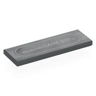 Tile 2 x 6 with Light Grey 'Nintendo GAME BOY TM' Print (Dark Bluish Gray)