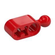 Technic Beam 1 x 2 with Towball Straight (Red)
