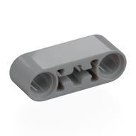 Technic Beam 1 x 3 Thick with Center Axle Hole (Light Bluish Gray)