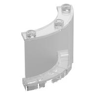 Panel 4 x 4 x 3 Quarter Cylinder (Trans-Clear)
