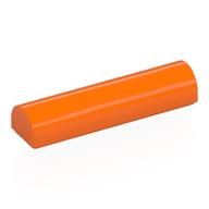 Brick Curved 1 x 4 x 2/3 Double, No Studs (Orange)