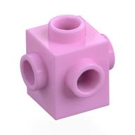 Brick Special 1 x 1 Studs on 4 Sides (Bright Pink)