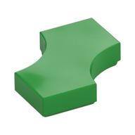 Tile Special 2 x 2 with 2 Quarter Round Cutouts (Bright Green)