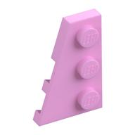 Wedge Plate 3 x 2 Left (Bright Pink)