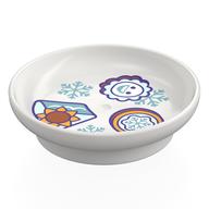 Duplo Dish with Cookies, Cake Print (White)