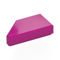 Tile 1 x 2 with Stud Notch Right (Magenta)