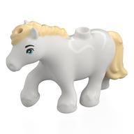 Animal, Pony with Tan Mane, Tail Pattern (White)