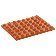 Plate 6 x 8 (Trans-Orange)