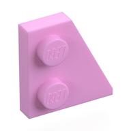 Wedge Plate 2 x 2 Right (Bright Pink)