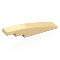 Brick Curved 1 x 6 (Tan)