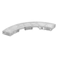 Tile 4 x 4 Curved, Macaroni (Trans-Clear)