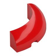 Brick Round Corner 4 x 4 x 1 (Red)