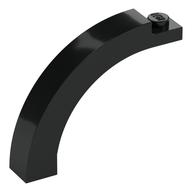Brick Arch 1 x 5 x 3 1/3 Curved Top (Black)