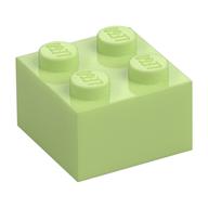 Brick 2 x 2 (Yellowish Green)