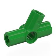 Technic Axle and Pin Connector Angled Triple - 60° (Bright Green)