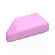 Tile 1 x 2 with Stud Notch Right (Bright Pink)