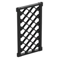 Window Pane Latticed 1 x 4 x 6 (Chain Link FEnce) (Black)