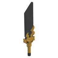 Weapon Sword, Broad with Pearl Titanium Blade (Pearl Gold)