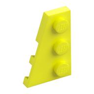 Wedge Plate 3 x 2 Left (Vibrant Yellow)