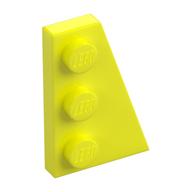 Wedge Plate 3 x 2 Right (Vibrant Yellow)