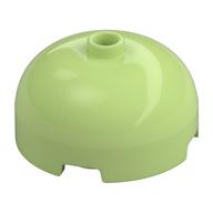 Brick Round 3 x 3 Dome with Center Stud (Yellowish Green)