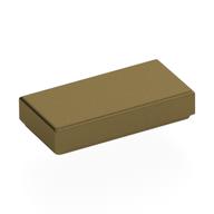 Tile 1 x 2 with Groove (Metallic Gold)
