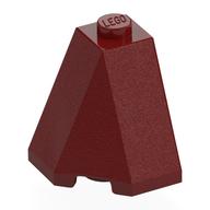 Brick Wedged, Sloped 65° 2 x 2 x 2 Corner (Dark Red)