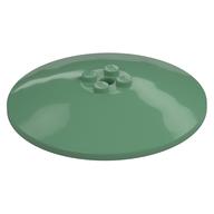 Dish 8 x 8 Inverted [Radar], Solid Studs, Rounded Anti-stud Underside (Sand Green)
