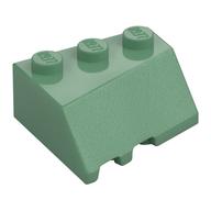 Brick Wedged, Sloped 45° 3 x 3 Right (Sand Green)