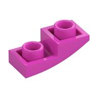 Brick Curved Inverted 2 x 1 (Dark Pink)