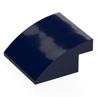 Brick Curved 4 x 4 x 1 2 / 3 (Dark Blue)