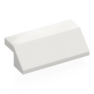 Brick Sloped 45° 2 x 4 with 2/3 Inverted Cutout and no Studs (White)