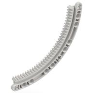 Technic Gear Rack 1/4 Circle 11 x 11, 35 Teeth (White)