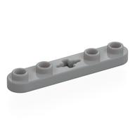 Technic Plate 1 x 5 with Smooth Ends, 4 Studs and Centre Axle Hole (Light Bluish Gray)